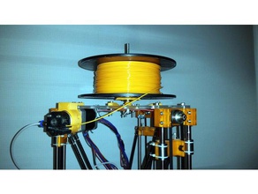 spool-Halter, rostock mini pro 3d Drucker Zubehör filament spool holder rostock-mini spool-Halter 3d print model - Mito3D