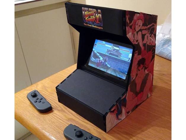 a nintendo mudar de arcade cabinet jogos vídeo 3D print model - Mito3D