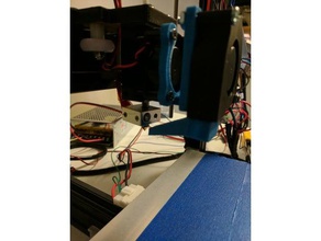anet a2 fan kanalı 3d yazıcı parçaları reprap 3d print model - Mito3D