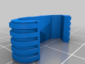 hex pattern rail cover fillers diy 3d print model - Mito3D