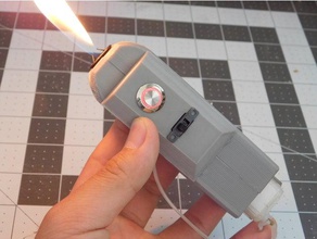 handheld flamethrower enclosure 3d printing 3d print model - Mito3D