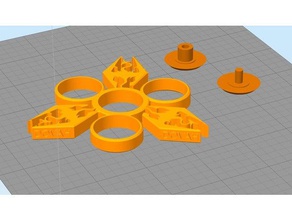 skyrim spinner v3 dovah dovahkiin dovahzul fidget hand game 3d print model - Mito3D