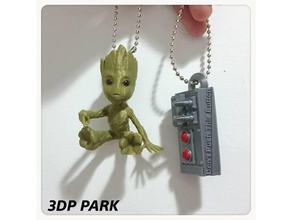 bebek groot 5-2 o düğmeye basma sanat düğme moda model film oyuncak 3d print model - Mito3D