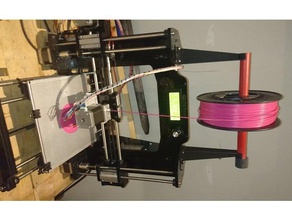 geeetech prusa i3x porta rotolo Stampante 3d accessori bobina di filamento titolare 3d print model - Mito3D