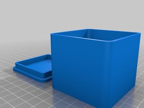 box2-60-60-50 recipientes personalizado 3d print model - Mito3D