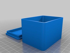 box2-80-60-50 containers customized 3d print model - Mito3D