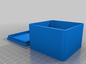 box2-80-80-50 containers customized 3d print model - Mito3D