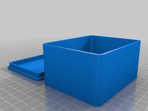 box2-100-80-50 containers customized 3d print model - Mito3D