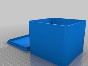 box2-100-100-80 containers customized 3d print model - Mito3D