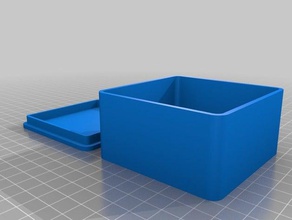 box2-80-80-40 recipientes personalizado 3d print model - Mito3D