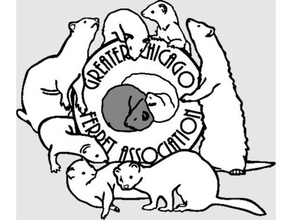 greater chicago ferret association logo signs & logos 3d print model - Mito3D