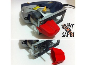 jigsaw carter di protezione del disco strumenti abs il coperchio guardia seghetto a lama 3d print model - Mito3D