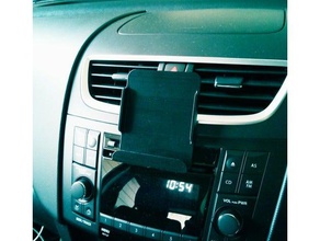 smartphone car holder - cd mount more easy printable 3d print model - Mito3D