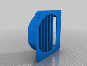 flash forge sonhador lado carcaça do ventilador Impressora 3d de peças 3d print model - Mito3D
