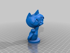 faule Kätzchen Spielzeug & game Zubehör cat 3d print model - Mito3D