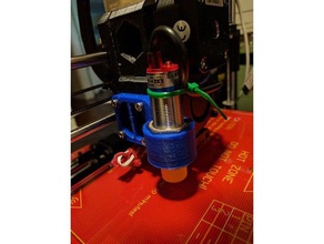 18mm inductive probe mount prusa i3 clone 3d printer parts sensor 3d print model - Mito3D