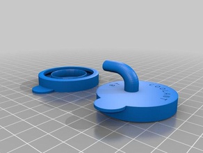 subbie coolant bottle cap overflow automotive 3d print model - Mito3D