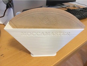 coffee filterholder moccamaster logo kitchen & dining 3d print model - Mito3D