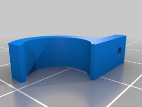 esquina clip de cable 91 mm diámetro organización personalizado 3d print model - Mito3D