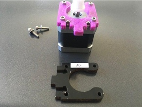 prusa i3 ctc part a6 motor holder 3d printer parts 3d print model - Mito3D