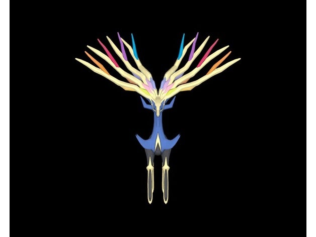 xerneas toy & game accessories pokemon figures 3D print model - Mito3D