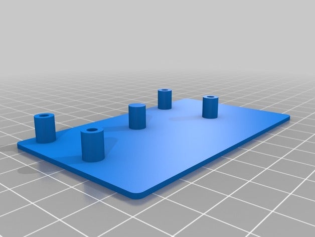 özelleştirilmiş rasperberry pi benim arka kapak costumizable openscad-dosya sıfır bilgisayar 3D print model - Mito3D