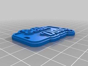 selin de porte-clés personnalisé 3d print model - Mito3D