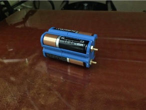 aa-Batterie-Halter 6 Volt - Elektronik 6v-Batterie aa-Batterie Batterie Batterie-Halter Netzteil 3d print model - Mito3D