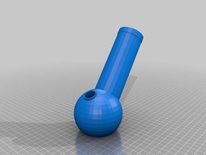 pipe à eau bong L'impression 3d 3d print model - Mito3D