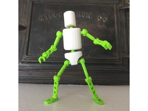 les parties du corps et de maçon modibot rotule ensemble jouets construction figure joint à caractère le bricolage dyo la vapeur 3d print model - Mito3D