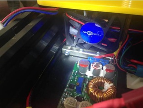 fã colling dentro de prusa i4 Impressora 3d acessórios resfriamento sunhokey 3d print model - Mito3D
