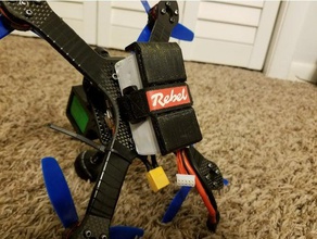 pil plaka skid hobi gerçek yarışçı quadcopters 3d print model - Mito3D