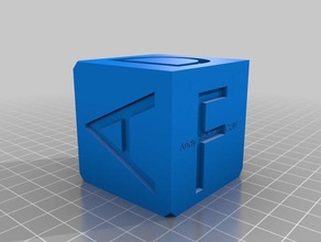 sla cube challenge test 3d printing tests 3d print model - Mito3D