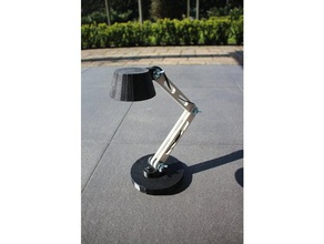 real basic led-lamp v10 decor lamp lampshade led leds holder light lighting 3d print model - Mito3D