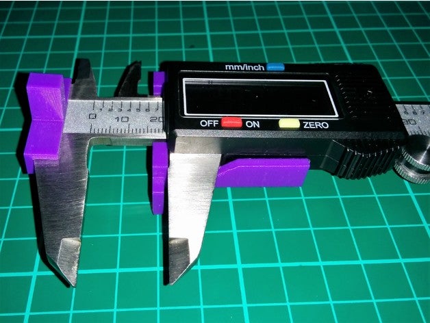 eksen kumpas hizalama jig 3d yazıcı aksesuarları kalibrasyon kaliperi braketi sahibi teksir i3 wanhao malyan m150 monoprice makerselect vernier 3D print model - Mito3D