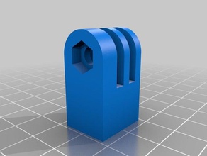 gopro-mount-Schnittstelle diy gopro mount 3d print model - Mito3D
