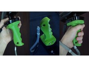 kinect ergonomic handle - one file no support camera nosupport strap 3d print model - Mito3D