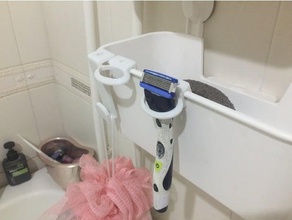 maquinilla de afeitar titular cuarto baño 3d print model - Mito3D