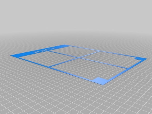 bcn3d sigma Kalibrierung form 3d-drucken 3D print model - Mito3D