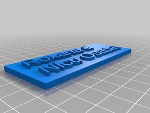 tamplet usa signs & logos customized 3d print model - Mito3D