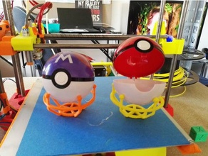 support pokeball 70 toy & game accessories pokemon 3d print model - Mito3D