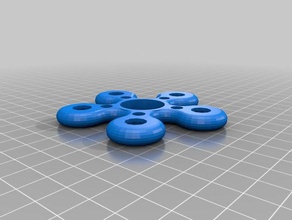 cleo-spinner-mavi mekanik oyuncaklar özelleştirilmiş 3d print model - Mito3D