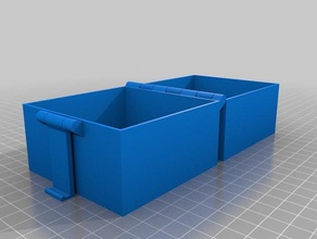 80x80x40 buckle box printable one piece 3d printing tests customized 3d print model - Mito3D