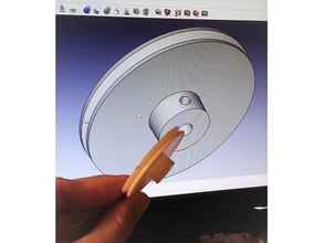 encoder measuring wheel - Elektronik rotary-encoder Rad 3d print model - Mito3D