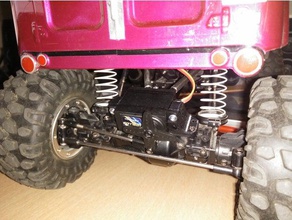tamiya cr-01 crawler servo mount Fahrzeuge 3d print model - Mito3D