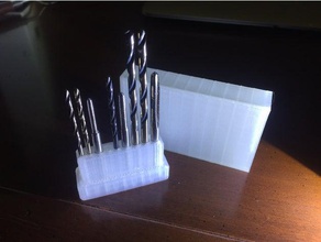 foratura della scatola di stoccaggio utensili & caselle punta da trapano toccare 3d print model - Mito3D