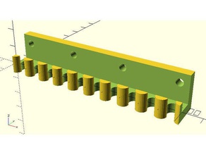 parametric cable holder tool holders & boxes 3d print model - Mito3D