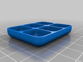 daniel's square tray organization customized 3d print model - Mito3D