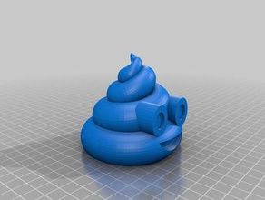 cacca emoji La stampa 3d emojis la pood poppe poo 3d print model - Mito3D