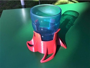 spoasters inspired coaster design kitchen & dining beer bottle cup mug remix spill proof spoaster 3d print model - Mito3D